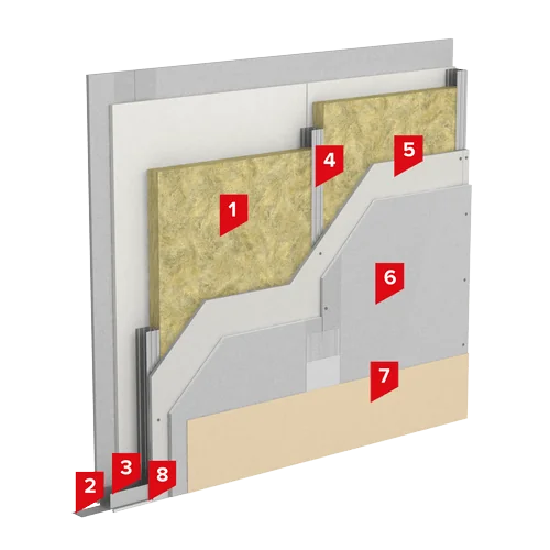 ТН-СТЕНА Акустик Каркас ішкі аралық қалқалары